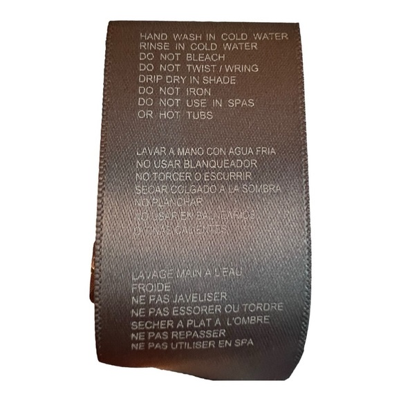 Vince Camuto High Leg Bikini Bottom Abstract Animal in Midnight Blue NEW - Picture 14 of 15